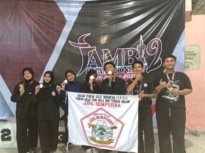 Tim Pencak Silat MAN 2 Kota Jambi Raih Prestasi Gemilang di Jambi Championship II